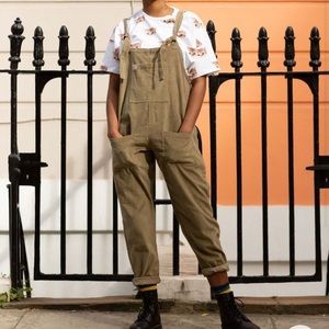 Lucy & Yak Original Dungaree in Toasted Coconut Corduroy